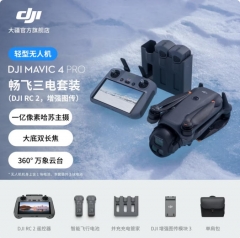 大疆 DJI Mavic 4 Pro 御4Pro 三摄旗舰影像航拍机 1亿像素万象云台 哈苏相机高清专业航拍轻型无人机 畅飞三电套装（DJI RC 2，增强图传） 随心换 1年 256G内存卡