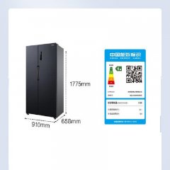 美的Midea BCD-540WKPZM(E) 对开门风冷冰箱 540升 销售单位：台